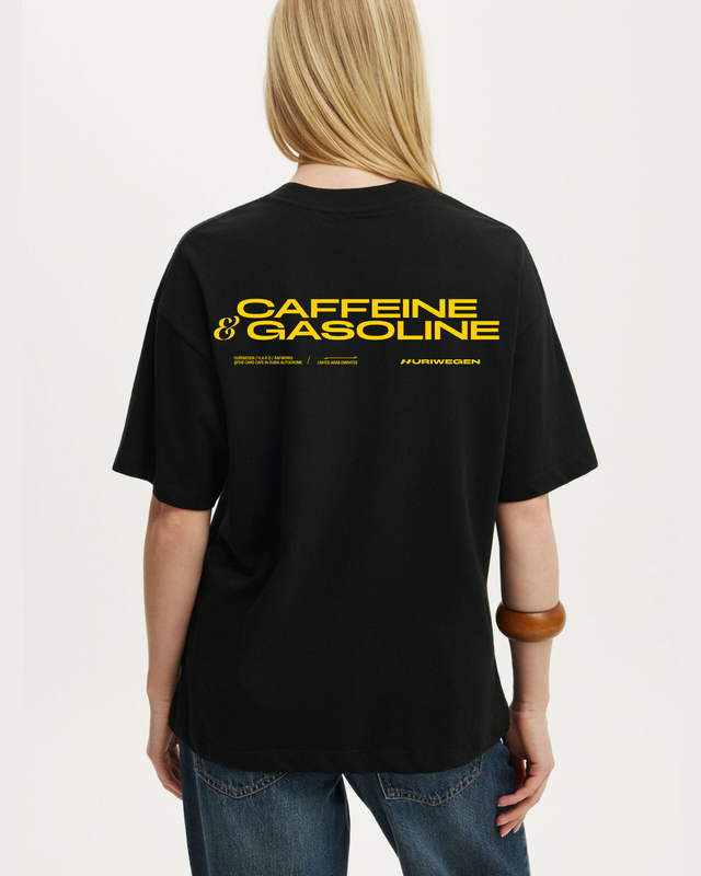 Caffeine & Gasoline Tee | Black