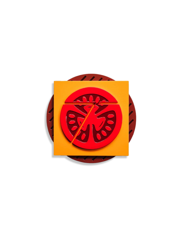 Type 7 Burger Grill Badge